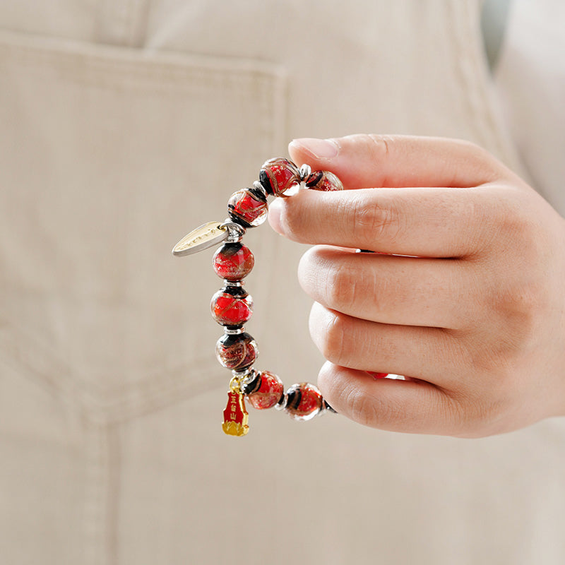 Mount Wutai Fragrant Grey Glazed Buddha Beads